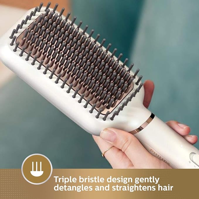 Philips Advanced Heated Straightening Brush BHH880/50 – choicemall