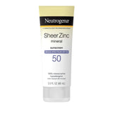 Neutrogena Sheer Zinc Mineral Sunscreen Broad Spectrum Spf 50 88Ml
