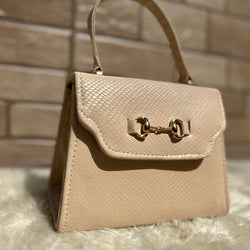 Versatile Amphibian Mini Hand bag “Bisque”