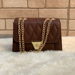 Crossbody Chain Bag “Chocolate Brown