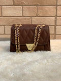 Crossbody Chain Bag “Chocolate Brown