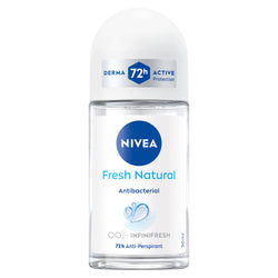 Nivea Fresh Natural Antiperspirant Roll On for Women - 72H Protection 50ml