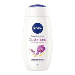 Nivea Cashmere &amp; Cotton Seed Oil Shower Cream - 250ml
