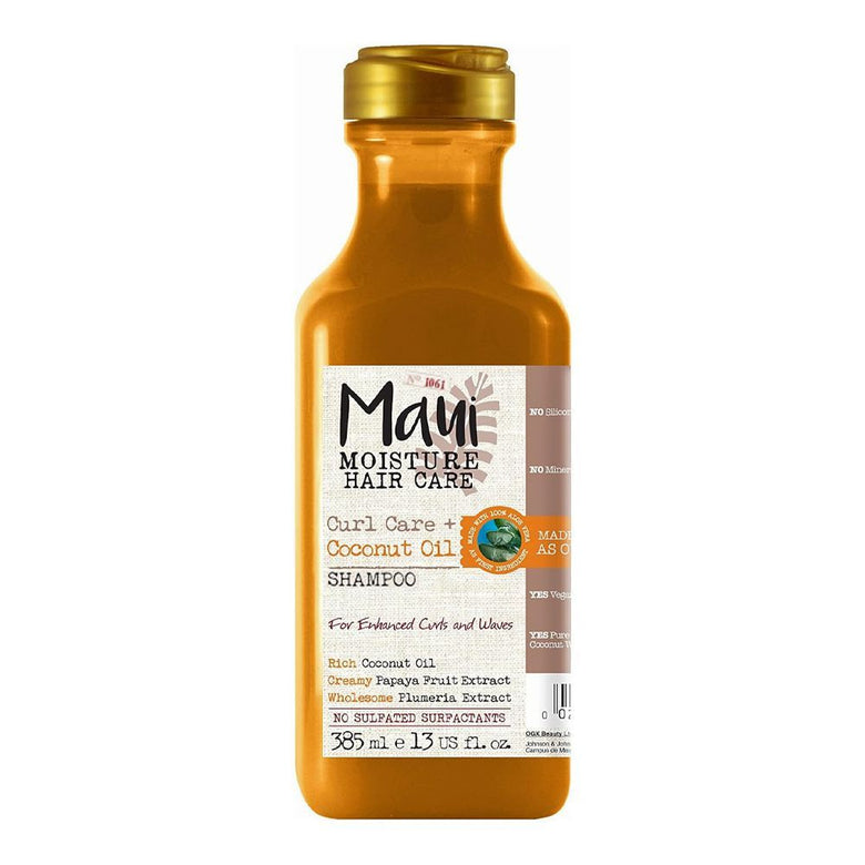Maui Curl Care + Coconut Oil Shampoo – For Enhanced Curls & Waves
