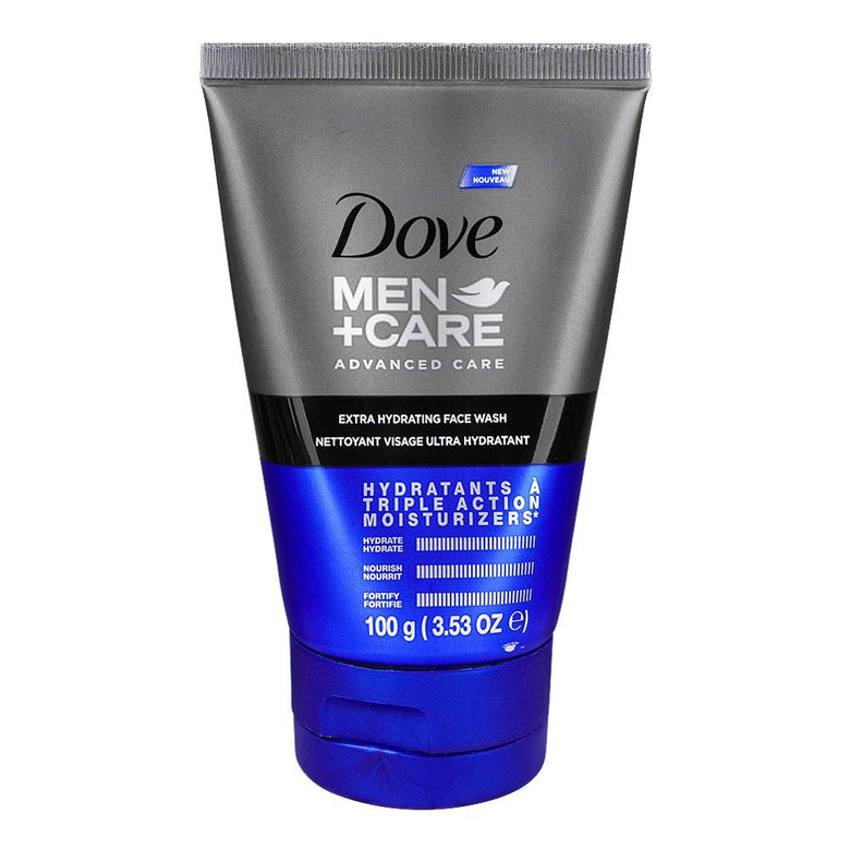 DOVE MEN FACE WASH EXTRA HYDRATING 100G