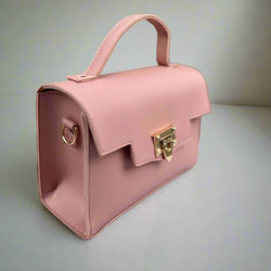 Aurum Chic Crossbody Bag “Light Pink
