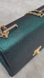 Crossbody Chain Bag Celestial Teal | choicemall