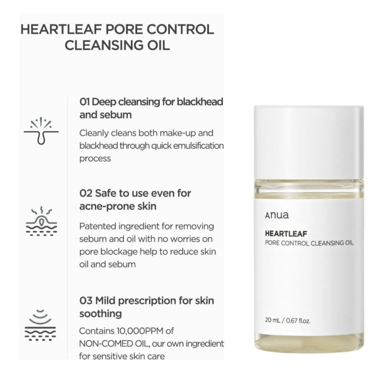 Anua Pore Control Cleansing Oil 20ml