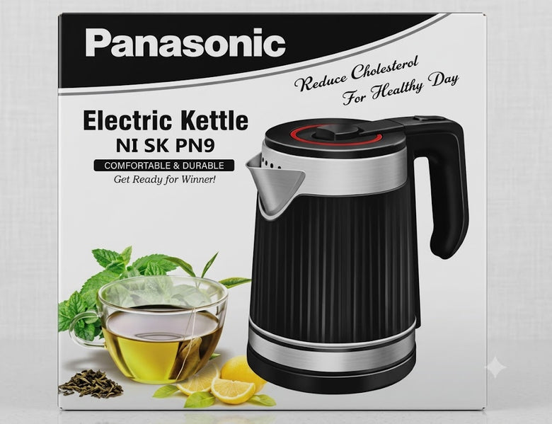 Panasonic Electric Kettle NI SK PN9 | Durable & Fast Boiling