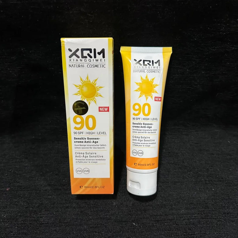 XQM Protection 90 SPF Sunscreen | Anti-Dullness & Water Resistant | Choicemall.pk