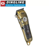 Dingling RF-1985 Transparent Gold Clipper | LED Display | Choicemall.pk