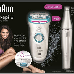 Braun Silk Epil 9 9/558 Wet & Dry Epilator