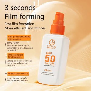 Estelin SPF 50 Sunscreen Lotion | No White Cast | Anti-Aging | Original in Pakistan