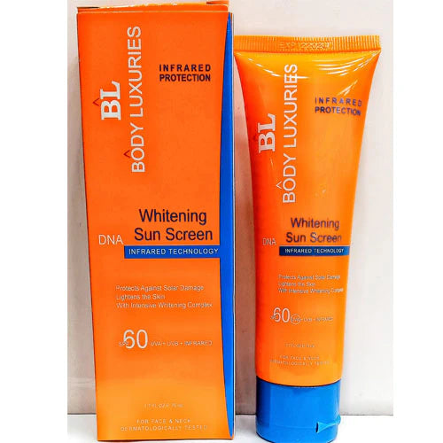 BL Body Luxuries DNA Whitening Sun Screen SPF 60 | Infrared Tech | Choicemall.pk