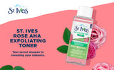 St. Ives Rose AHA Exfoliating Toner | 5% Lactic Acid