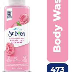 St. Ives Refreshing Body Wash | Rose Water & Aloe Vera