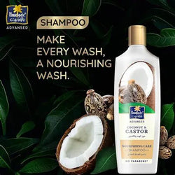 Parachute Advansed Shampoo | Coconut & Castor Nourishing Care