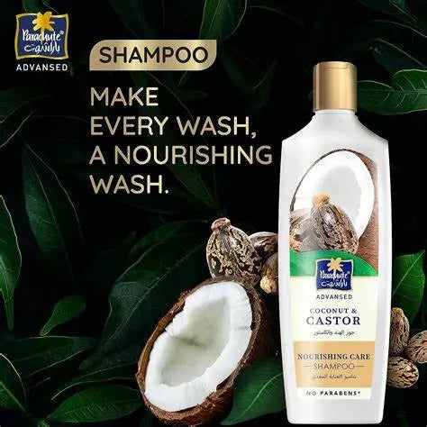 Parachute Advansed Shampoo | Coconut & Castor Nourishing Care