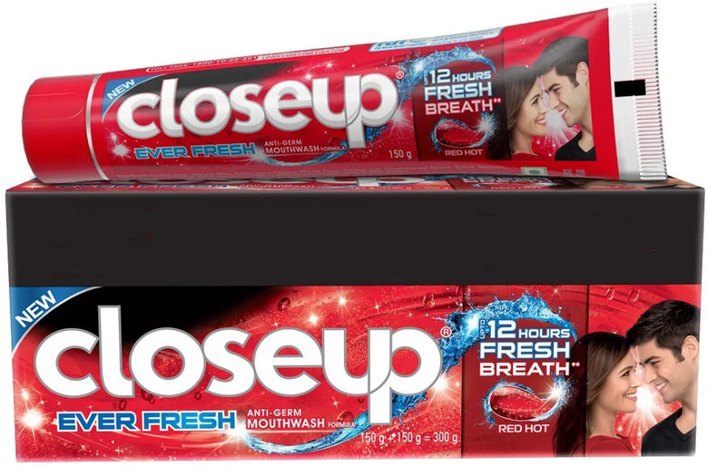 Closeup Ever Fresh Red Hot Toothpaste | 300g Value Pack