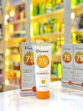Disaar SPF 75 Whitening Sunscreen | Vitamin C & Licorice | Choicemall.pk