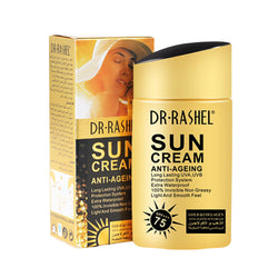 Dr. Rashel Sun Cream SPF 75++ | Gold & Collagen | Original in Pakistan