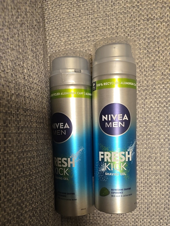 Nivea Men Fresh Kick Shaving Gel | Mint & Cactus Water