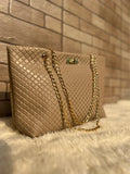 The Rhombus Shoulder Bag “Sandy Beige”