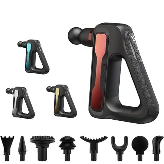 4 in 1 Facial Gun Massager Deep Tissue Fascial Massager