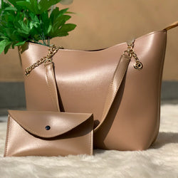 Casual Chic Beige Tote