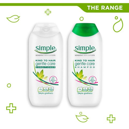 Simple Kind to Hair Gentle Care Shampoo & Conditioner | Pro-Vitamin B5