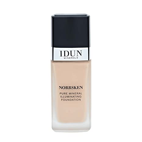 IDUN Minerals Norrsken Longwear Liquid Foundation with Poreless, Luminous Coverage, Dewey, Glowing Finish, Vegan, Cruelty and Silicone Free Makeup - trendifypk