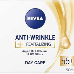 Nivea Anti-Wrinkle + Revitalizing Day Cream 55+ | Argan Oil