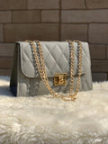 Spanish Grey Crossbody Chain Bag | choicemall 