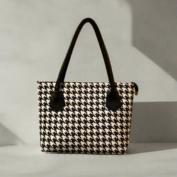 Houndstooth Chic Tote
