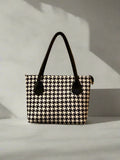 Houndstooth Chic Tote