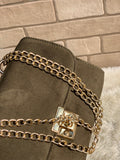 Crossbody Bag Warm Stone Grey - choicemall