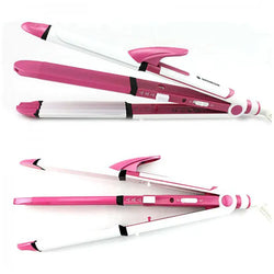 3-In-1 Electric Fast Temperature Control Styling Tool Wave Hair Straightener