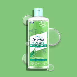 St. Ives Clear Glow Micellar Water | Tea Tree Makeup Remover