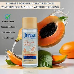 Junsui Naturals Papaya Micellar Water | Waterproof Makeup Remover