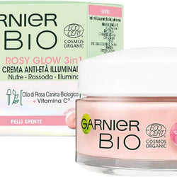 Garnier BIO Rosy Glow 3in1 Anti-Aging Cream | Vitamin C