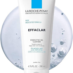 La Roche-Posay Effaclar Medicated Gel Acne Face Wash SALICYLIC ACID FACE WASH FOR ACNE