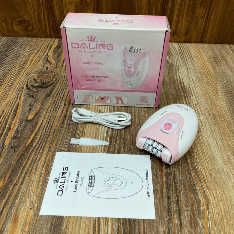 Daling DL-6032 Lady Epilator | USB Rechargeable | Choicemall.pk
