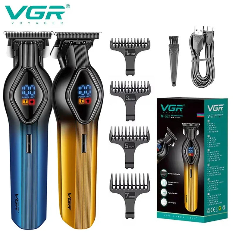 VGR V-921 T-Blade Hair Trimmer with Digital Display – Best Professional Cordless Trimmer in Pakistan