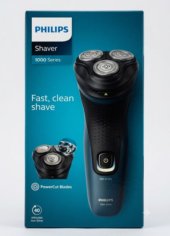Philips Shaver 1000 Series | Wet & Dry Electric Shaver