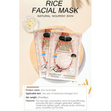 Aichun Beauty Rice Facial Mask | Whitening & Anti-Acne (10 Pcs)