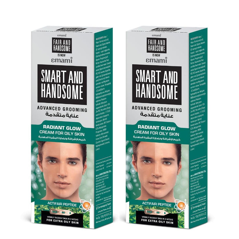 Emami Smart & Handsome Radiant Glow Cream | Oily Skin Men