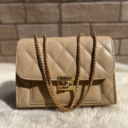 Cross body bag with golden chain - Crossbody bag Choicemall