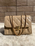 Cross body bag with golden chain - Crossbody bag Choicemall