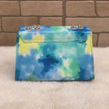 Crossbody Chain Bag -Cloudscape