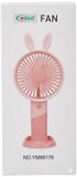 WEGO Cute Mini Portable Fan YM88176 | Pink Bunny Design